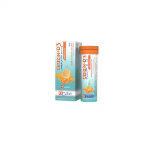 Cesizin Vitamina C 1000 + ZN + D3, 10 comprimate efervescente, Hyllan