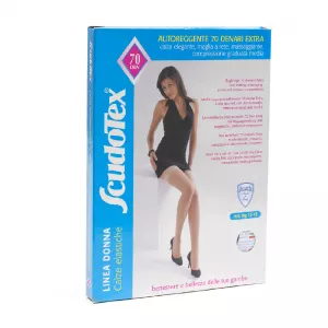 Ciorapi Compresivi pina la coapsa S488 70 DEN Scudotex, Negru