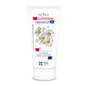 Clorhexidina gel pentru igiena bucala Tisodent, 50 ml, Tis Farmaceutic