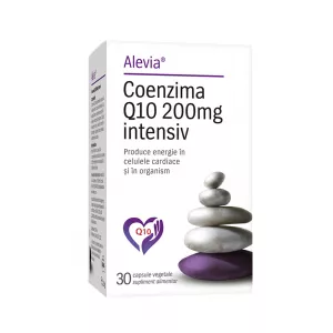 Coenzima Q10 Intensiv, 200 mg, 30 capsule vegetale, Alevia