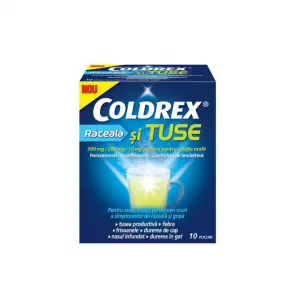 Coldrex Raceala Si Tuse, 10 plicuri