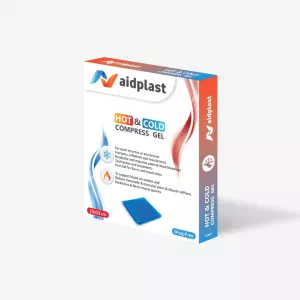 Compresa cu Gel, Cald & Rece, reutilizabila, 13 cm x 13 cm, Aidplast