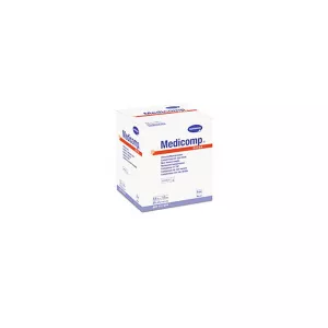Comprese sterile absorbante din material netesut Medicomp Extra, 7,5 x 7,5 cm, 1 cutie/25 bucati, Hartmann