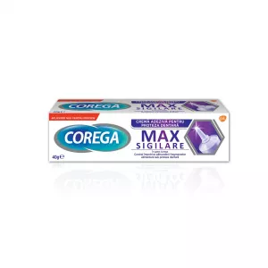 Crema adeziva pentru proteza dentara Max Sigilare Corega, 40 g, Gsk