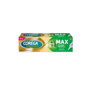 Crema adeziva pentru proteza dentara Max Fixare + Mentol Corega, 40 g, Gsk