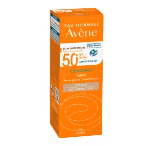 Crema nuantatoare cu SPF50+Triasorb Cleanance, 50 ml, Avene