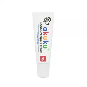 Crema cu lanolina pentru mameloane iritate, 10 g, Akuku