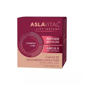 Crema remodelare contur fata Lift Instant, 50 ml, Aslavital