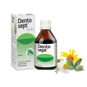 Dentosept 0,91 g/ml concentrat pentru solutii bucofaringiene, 100 ml, PlantExtract