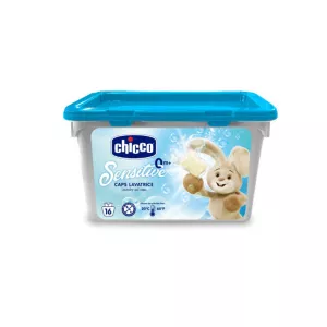Detergent hipoalergenic, pentru haine, capsule cu gel 10104-7, 0 luni+, 16 bucati, Chicco