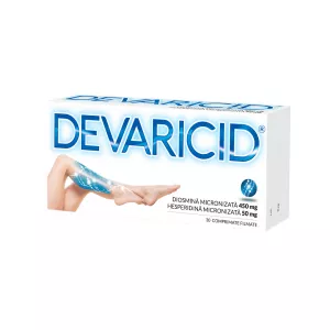 Devaricid, 450 mg/50 mg, 30 comprimate filmate, Biofarm