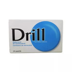 Drill fara zahar, 24 pastile, Pierre Fabre