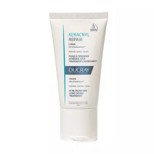 Crema hidratanta anti-imperfectiuni pentru tenul cu tendinta acneica Keracnyl Repair, 50 ml, Ducray