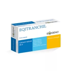 Eqitranchil calmant natural de zi, 30 capsule, Eqigeno