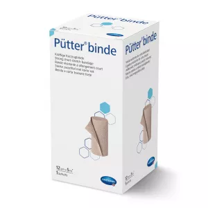 Fasa elastica cu tractiune scurta pentru compresie puternica Putterbinde, 12 cm, Hartmann