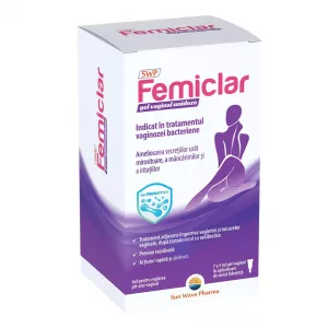 Femiclar Gel Vaginal 7 Aplicatoare x 5 ml, SunWave Pharma