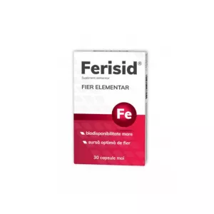 Ferisid fier elementar, 30 capsule moi, Zdrovit