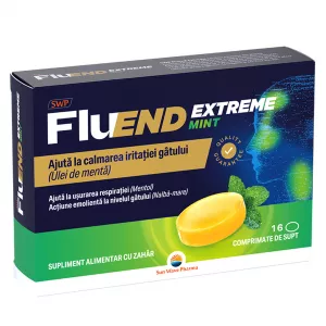 FluEnd Extreme Mint, 16 comprimate, Sun Wave Pharma
