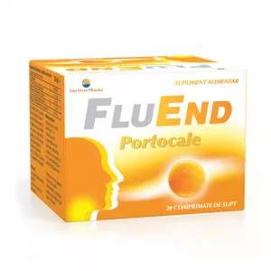 FluEnd portocale, 20 comprimate, Sun Wave Pharma