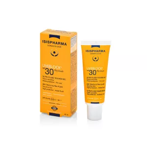 Fluid protector cu efect matifiant UVEBLOCK SPF30 Dry Touch, 40 ml, Isis Pharma
