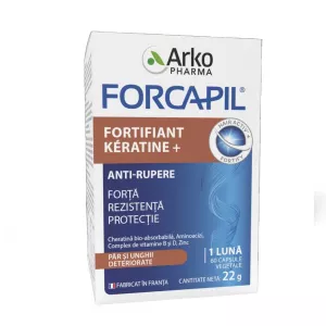 Forcapil anti-rupere Fortifiant Keratine, 60 capsule vegetale, Arkopharma