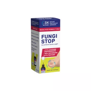 Fungistop lac protector pentru unghii, 10 ml, Fiterman Pharm