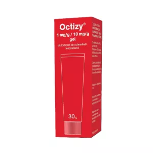 Gel antiseptic Octizy, 1 mg/g/10 mg/g, 30 g, Egis Pharmaceuticals
