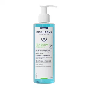 Gel de curatare purifiant Teen Derm Sensitive, 250 ml, IsisPharma