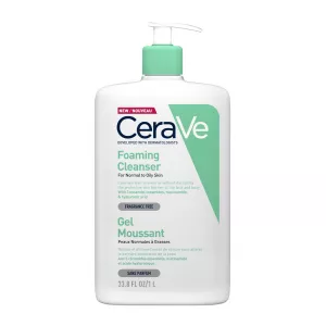 Gel de curatare spumant pentru piele normal-grasa, 1000 ml, CeraVe