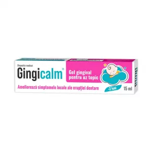 Gel gingival pentru uz topic, 2 luni+ Gingicalm, 15 ml, Zdrovit
