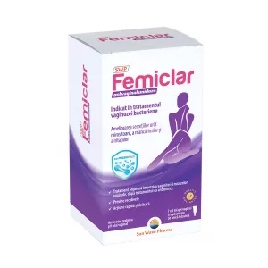 Gel vaginal Femiclar, 7 unidoze x 5 ml, Sun Wave Pharma