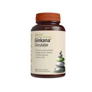 Ginkana Circulatie, 30 capsule vegetale, Alevia