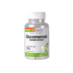 Glucomannan 600 mg Solaray, 100 capsule, Secom