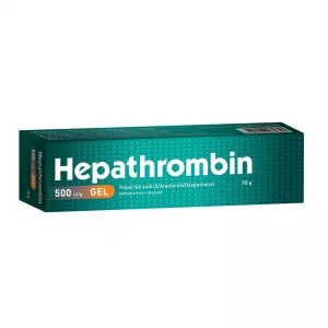 Hepathrombin Gel, 500 UI/g, 75 g, Hemofarm