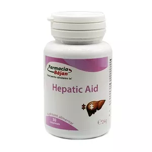 Hepatic aid, 30 comprimate, Farmacia Bajan