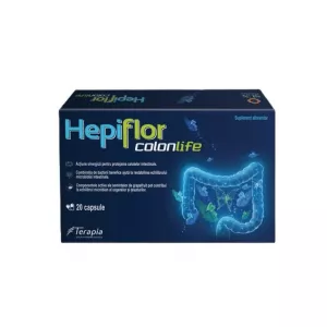 Hepiflor colonlife, 20 capsule, Terapia