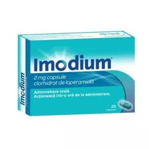 Imodium, 2 mg, 20 capsule, Mcneil