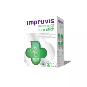 Impruvis Probiotics Pure Stick, 10 plicuri, Bifodan