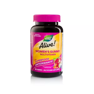 Jeleuri pentru femei Alive Women's Gummy Multivitamin, 60 bucati, Secom