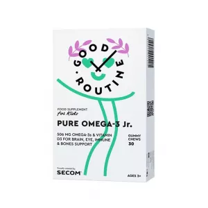 Jeleuri Pure Omega-3 Jr Good Routine, 30 jeleuri, Secom