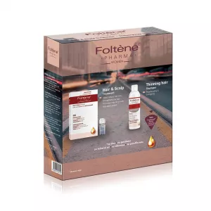 Kit Tratament + Sampon impotriva caderii parului pentru femei, Foltene