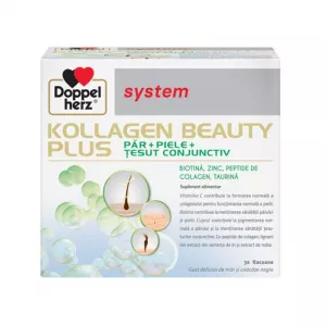 Kollagen System Beauty Plus, 30 flacoane, Doppelherz