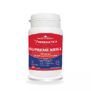 Krill Oil Supreme Omega 3, 60 capsule,, Herbagetica