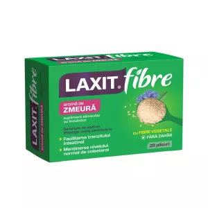 Laxit Fibre, aroma de zmeura, 20 plicuri, Fiterman Pharma