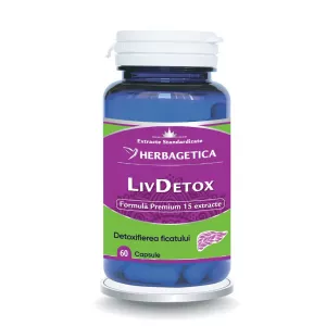 Livdetox, 60 capsule, Herbagetica