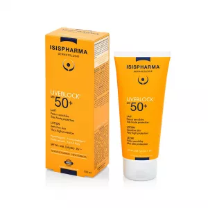 Lotiune protectie solara hidratanta UVEBLOCK 50+, 100 ml, Isis Pharma