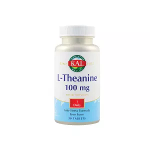 L-Theanine 100mg Kal, 30 tablete, Secom