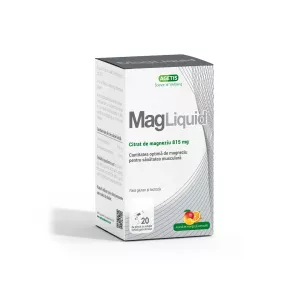 MagLiquid solutie, 815 mg, 20 plicuri, Agetis