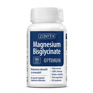 Magnesium Bisglycinate Optimum, 900 mg, 60 capsule, Zenyth