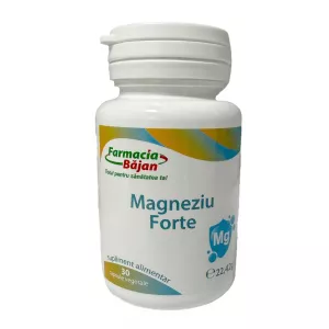 Magneziu Forte, 30 capsule vegetale, Farmacia Bajan